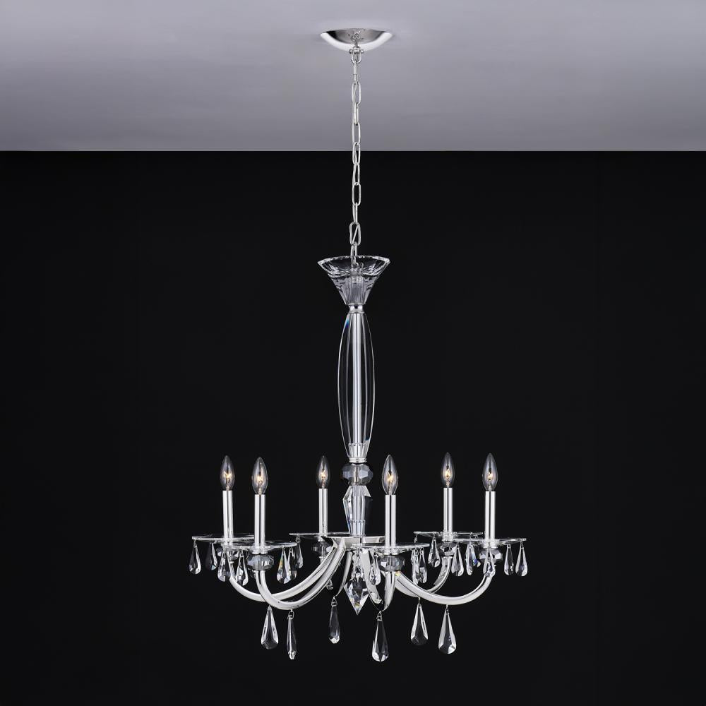 PASSO 6 LT SILVER CHANDELIER