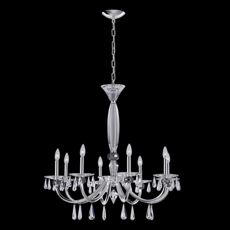 PASSO 8 LT SILVER CHANDELIER