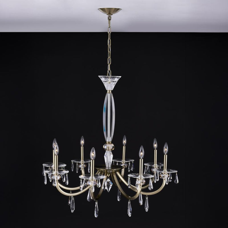 PASSO 8 LT CHAM GLD CHANDELIER