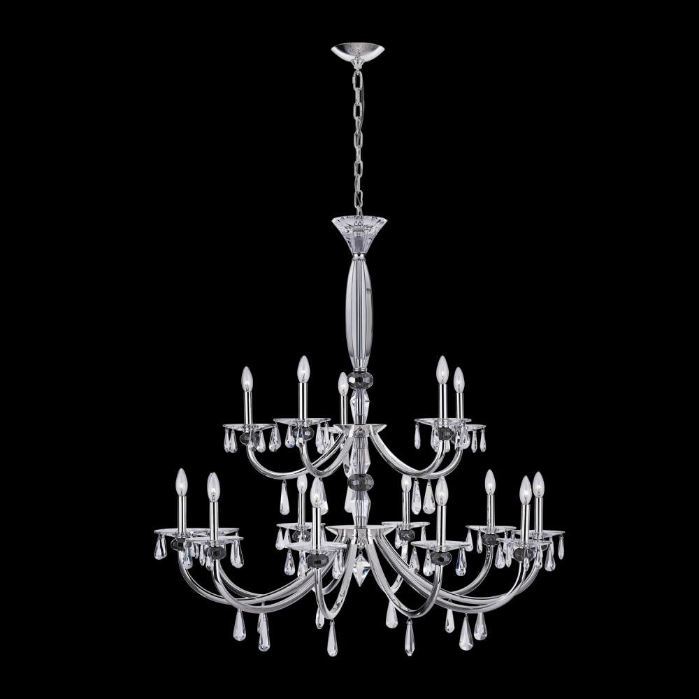 PASSO 15 LT SILVER CHANDELIER