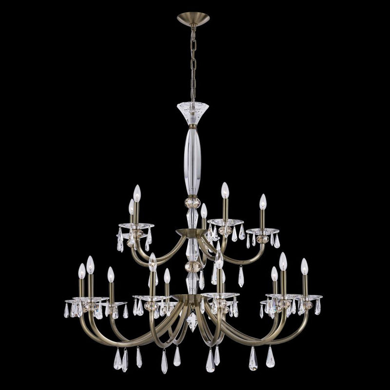 PASSO 15 LT CHAM GLD CHANDELIER
