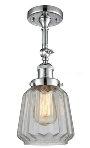 Chatham - 1 Light - 7 inch - Polished Chrome - Adjustable Semi-Flush Mount