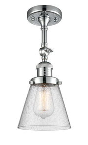 Cone - 1 Light - 6 inch - Polished Chrome - Adjustable Semi-Flush Mount