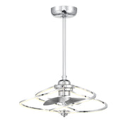 Hydra LED Fan D'Lier in Polished Chrome