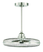 Wetherby LED Fan D'Lier in Satin Nickel
