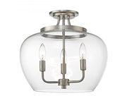 3 Light Semi Flush Mount