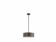 Azores 4-Light Convertible Semi-Flush or Pendant in Black Cashmere
