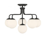 Marco 6-Light Ceiling Light in Matte Black