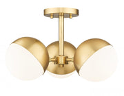 3 Light Semi Flush Mount