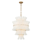 Abigail 13 Light Aged Brass Chandelier