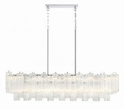 Addis 14 Light Polished Chrome Linear Chandelier