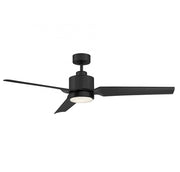 52" LED Ceiling Fan in Matte Black