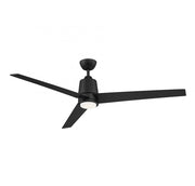 56" LED Ceiling Fan in Matte Black