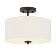 2-Light Ceiling Light in Oil Rubbed Bronze