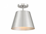 1-Light Ceiling Light in Brushed Nickel